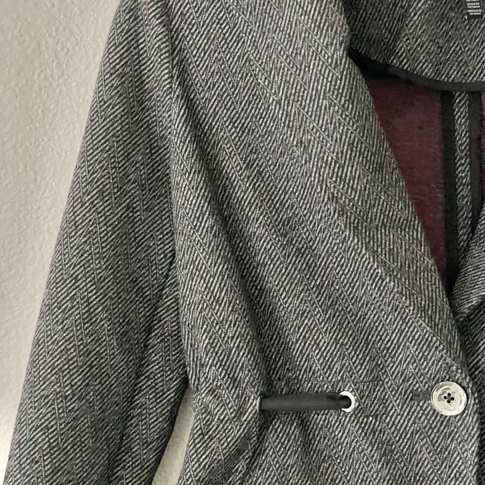 White House Black Market Blazer Jacket Sz XXSP Workwear Dark Academia Preppy - Picture 4 of 12
